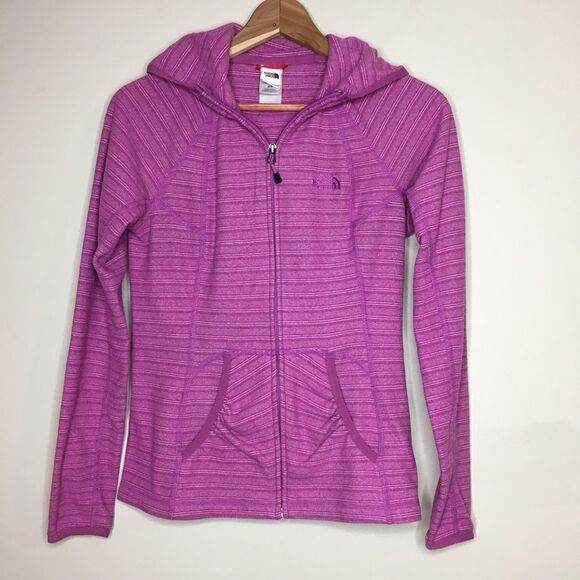 The North Face Sz S Pink Lightweight Zip Up Hoodie - Picture 2 of 6